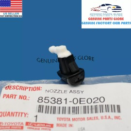Lexus GENUINE LEXUS 04-09 RX330 RX350 RX400 FRONT WINDSHIELD WASHER NOZZLE 85381-0E020