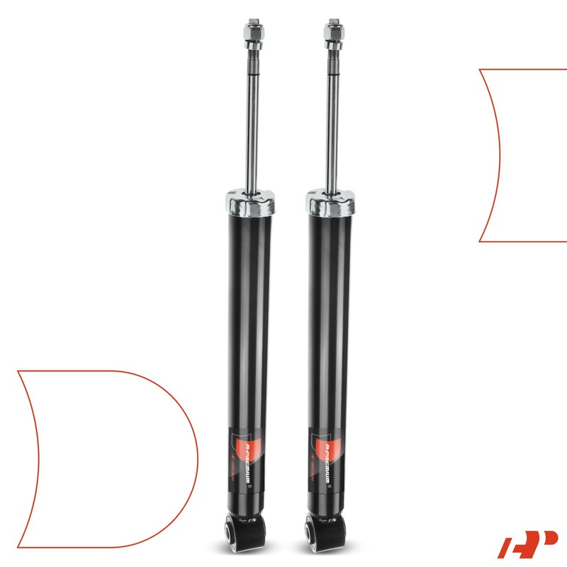A-Premium Rear Pair (2) Shock Absorber Strut Assembly Compatible with