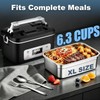 jijoe Cordless Electric Lunch Box, 25000mAh Heated Lunch Box