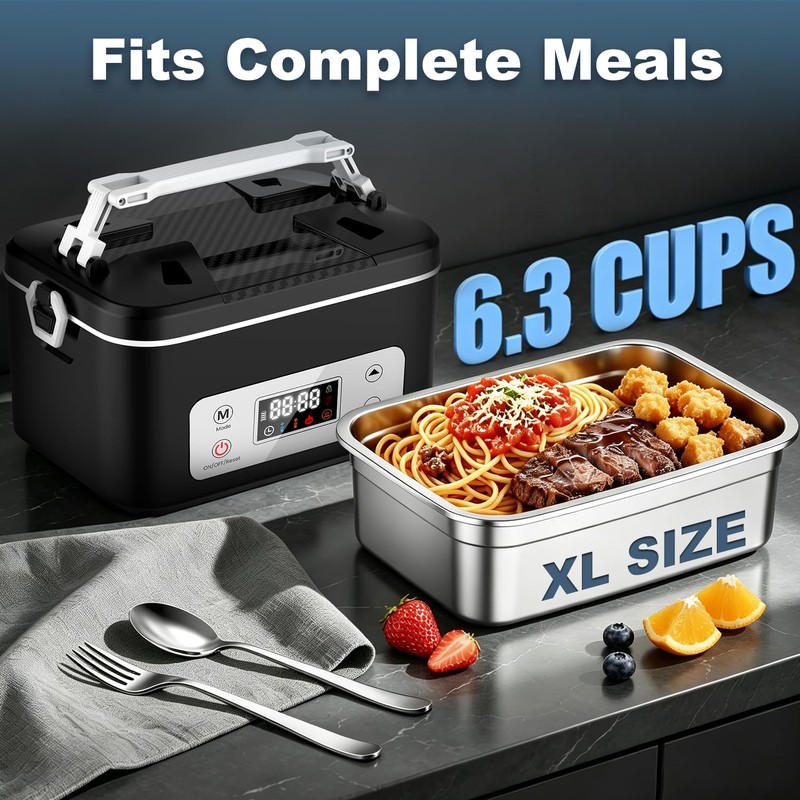 jijoe Cordless Electric Lunch Box, 25000mAh Heated Lunch Box