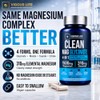 Clean Magnesium Glycinate 1500mg, 4-in-1 Complex, 120 Vegan Capsules