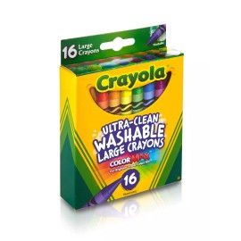 Crayola Ultra-clean Washable Large Crayons - box of 16
