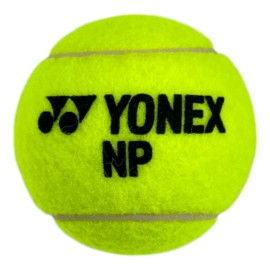 Pelota de tenis NP sin presión – Pack de 3 amarillas Yonex