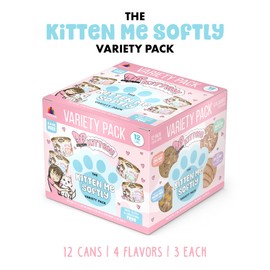 Weruva B.F.F. Kitten The Kitten Me Softly Variety Pack, 2.8oz Can, Pack of 12