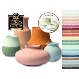 FolkArt, Desert Dune 59 ml Assorted Acrylic 2 fl oz / 59ml Terra Cotta Paint For Easy To Apply DIY Crafts, Art Supplies With A Textured Finish, 7020