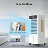 JRD 3-IN-1 Portable Evaporative Air Cooler with Remote, 12H Timer,