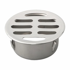 1 Piece Round Floor Drain, Stainless Steel Balcony Anti-Blocking Removable Floor Drain for Drain Pipes, Exhaust Pipes, Roof Balcony, Outdoor (50 Flat Mouths)