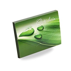 Cute Case Voucher Cards (Pack of 10) – Vouchers for Wellness, Cosmetics, Physiotherapy – Unusual Shape as a Small Gift Box