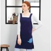 Scandinavian Forest 9859101A H-Shaped Apron, Nursing, Dentistry, Women's, LL-3L, White