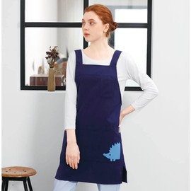 Scandinavian Forest 9859101A H-Shaped Apron, Nursing, Dentistry, Women's, LL-3L, White
