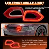 Vektoris Front Bumper LED Grille Lights for 2015-2022 Dodge Charger