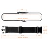 Karteo Luggage Strap Black Luggage Strap [Pack of 1] Travel