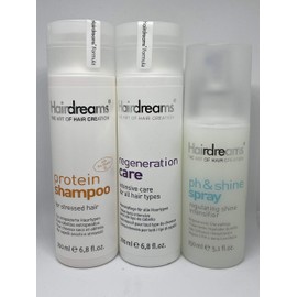 Hairdreams Protein Shampoo, Regeneration & Ph&Shine Set