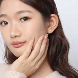 Meissa 925 Sterling Silver Heart Flat Back Earrings for Women Screw Back Nickel Free Earrings Tiny Hypoallergenic Toddler Earrings, Rose Gold