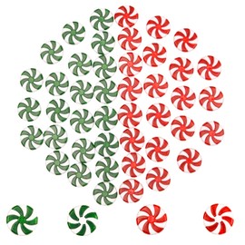 XNHIU 24 Pieces Christmas Candies Decor Red and Green Candy Hanging Ornaments Christmas Tree Hanging Ornaments (24)