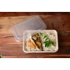 [300 Pack] 34oz Compostable Eco Friendly Container Trays - Rectangular