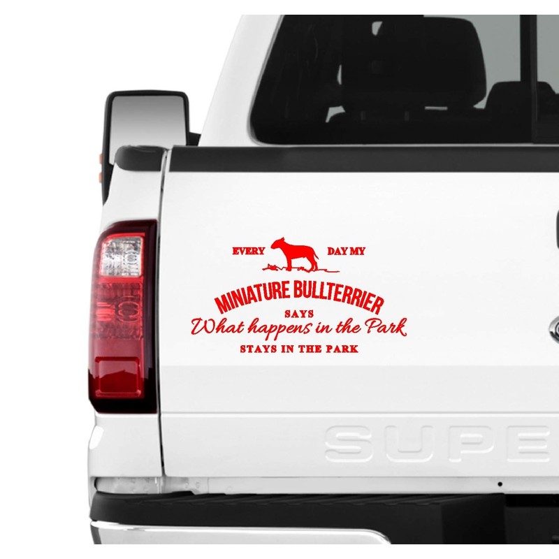 Siviwonder Mini Bull Terrier Vintage Dog Sticker Car Film Miniature