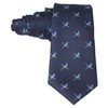 MENDEPOT Men Bird Pattern Tie Blue Jay Necktie Owl Tie