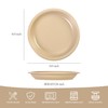 GZG 8 Inch Ceramic Dinner Salad Plates Set of 4,