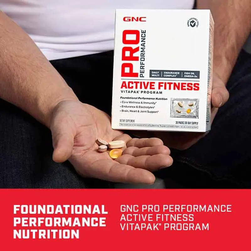 GNC Pro Performance Active Fitness Vitapak – 30 Servings |