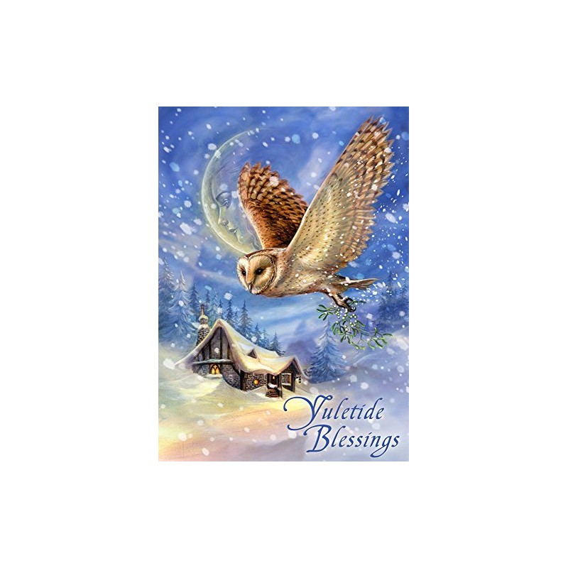 Briar The Snow Bringer - Owl & Mistletoe Fantasy Gothic
