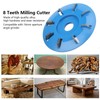 8 Teeth Milling Cutter Wood Carving Disc 8 Teeth Milling