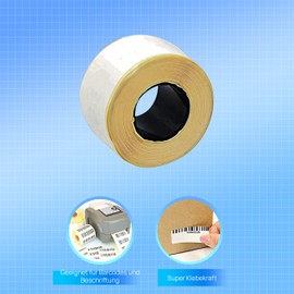 5 Rolls Labels for Dymo 99010 S0722370 89X28 MM White