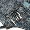Jeanerlor Denim Work Shop Cross Back Aprons with Pockets for
