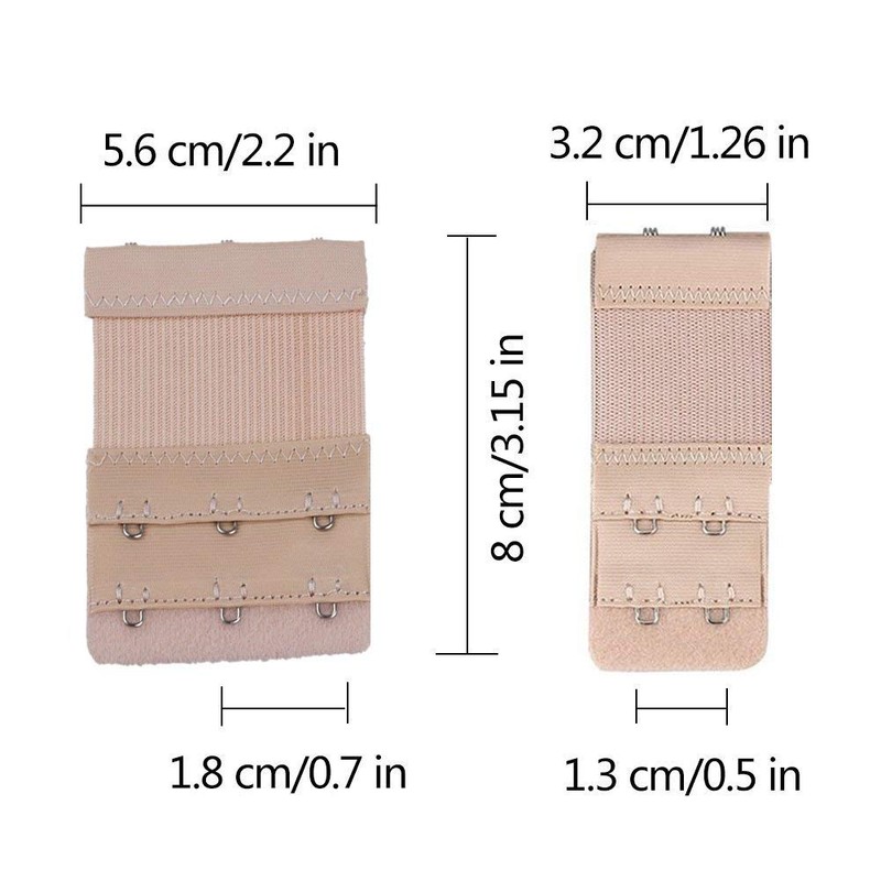 Hitasche Bra Extension Closure Extension Bra Extender Elastic Band Soft