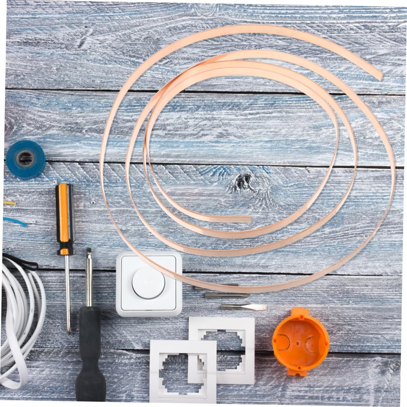 ABOOFAN 1 Roll Thin Copper Sheet Roll for Electrical and
