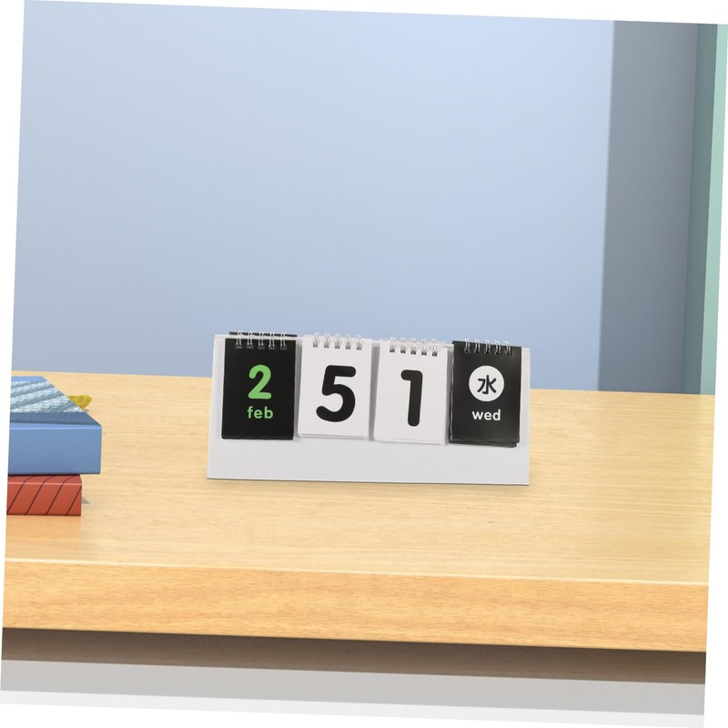 Tofficu Motivational Desk Calendar Countdown Calendar Day Date En Desk
