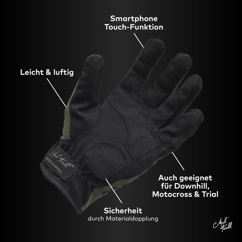 Mycl Turell MX MTB Bicycle & Motorcycle Gloves Men -