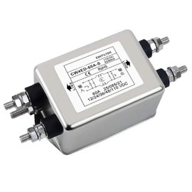Tarjeta Terminal de purificación de Fuente de alimentación de sección Simple y Doble, Tipo riel, Filtro emi CW4ED-60A-S, DC12V24V48100V30A40A50A