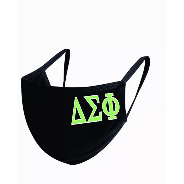 Delta Sigma Phi Fraternity Face Mask-New!
