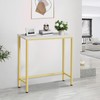 Mordchil HF Narrow Console Table, 29.5" Small Entryway Table, Accent