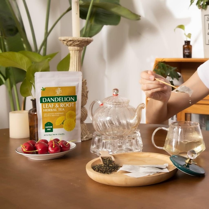 Organic Dandelion Tea, Dandelion Leaf & Root Tea, Herbal Tea,