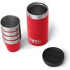 YETI Rambler Shot Glasses with Carrying Case, Rescue Red