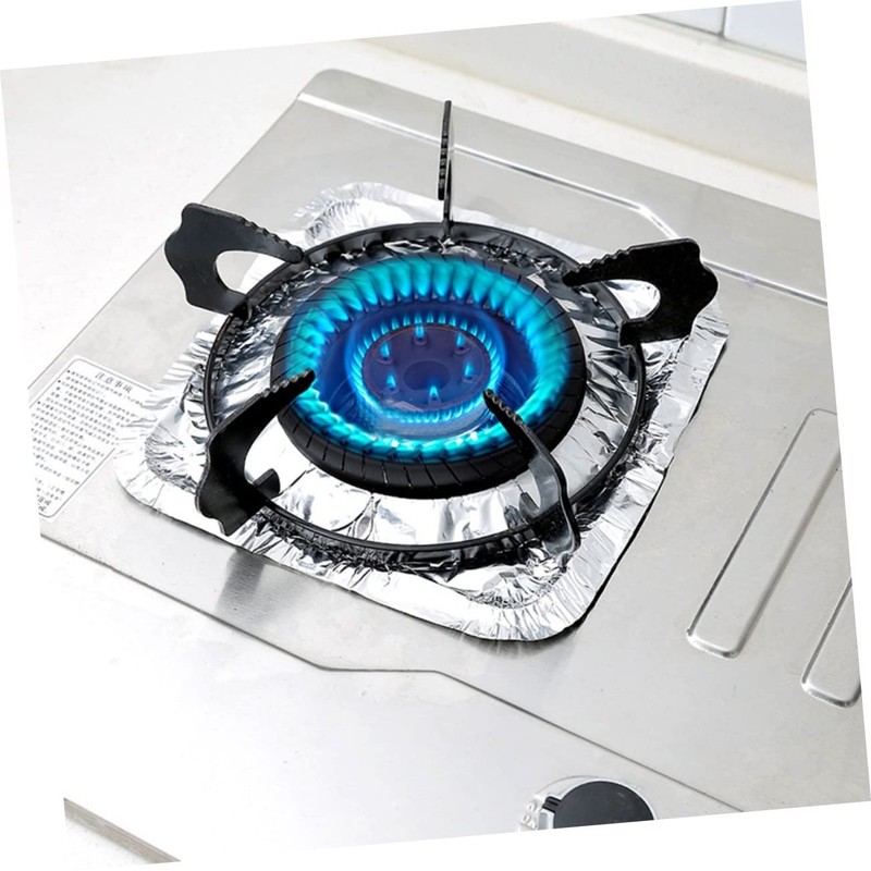 MAGICLULU 40pcs Aluminum Foil Gas Oven Covers for Top Gas