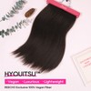 REECHO 16" Invisible Wire Hair Extensions with Thinner Softer Lace