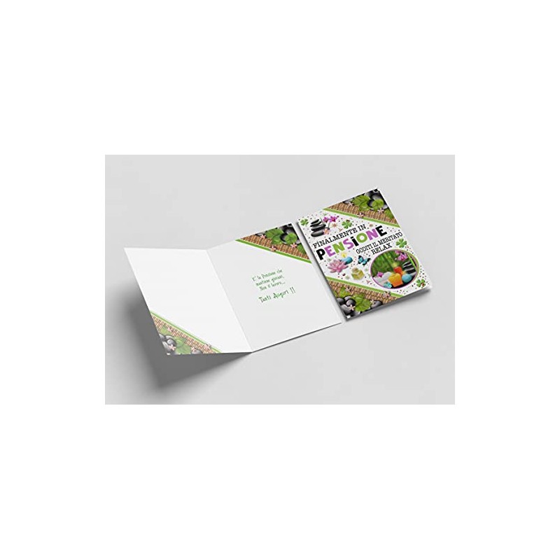 Card "Pensione" printed (relaxation)