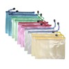 10PCs A5 Plastic Wallets A5 Document Wallets A5 Plastic Folder