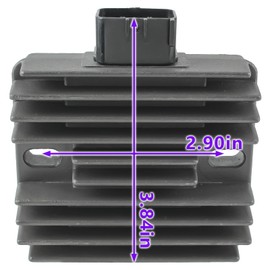 Carbhub Voltage Regulator Rectifier Fit for Arctic Cat 550, for Honda Four Trax Foreman Rubicon TRX500FA 2001-2004, for Kawasaki Mule 3000，for Suzuki King Quad Replace 21066-0705
