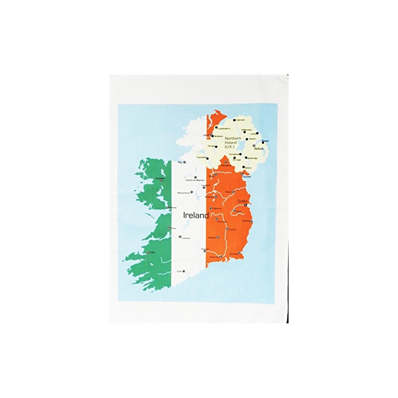 Half a Donkey Map of Ireland and Northern Ireland -