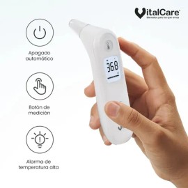 Termómetro De Oído Infrarrojo Yht-01 Vitalcare Blanco                                                                                                 