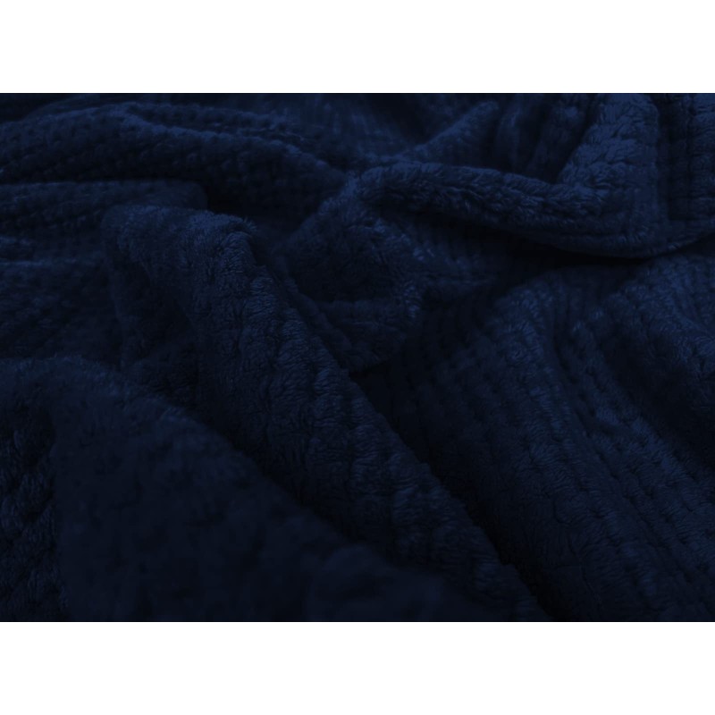 Bear & Panda Waffle Flannel Fleece Mink Throw - Sofa/Bedspread/travel