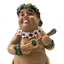 SM SunniMix Hawaiian Dashboard Doll Hawaii Girl Posing Vintage, Ornament Collectible Figurines for Driver Decorations Birthday 16cm
