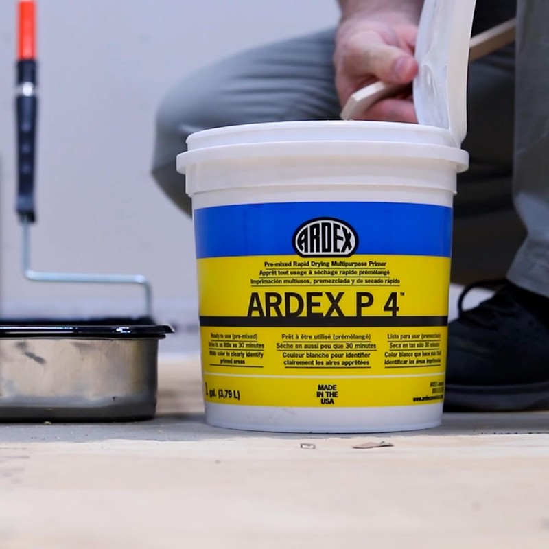 Ardex P4 Pre-mixed, Single-component, Rapid-drying, Multi-purpose Primer 1 Gallon Pail