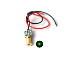 Green line Laser Module Industrial Laser Module Adjustable Focus (6mm-point-1pack)