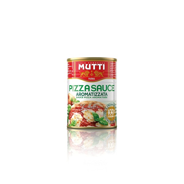Mutti Pizza Sauce with Basil & Oregano, 14 oz. | 1 Pack | Italy’s #1 Brand of Tomatoes | Fresh Taste for Cooking | Canned Sauce | Vegan Friendly & Gluten Free | No Additives or Preservatives