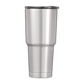 Grizzly Grip Cup 32 oz Tumbler | Stainless Steel | Vacuum Insulated with TwistTop Lid | For Coffee Car Travel Beach Camping Hiking Hunting Fishing | Brushed